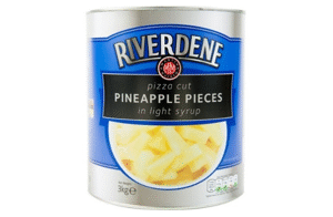 RIVERDENE PINEAPPLE PIECES PIZZA  6*3KG